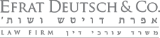Firm logo for Efrat Deutsch & Co