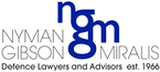 Firm logo for Nyman Gibson Miralis