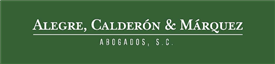 Firm logo for Alegre Calderon y Marquez
