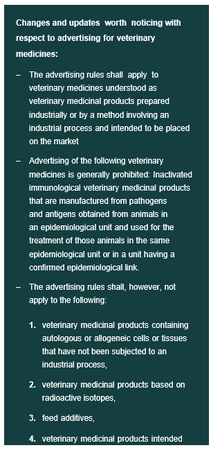 Changes to the rules on advertising for medicinal products for human beings  and animals - Lexology
