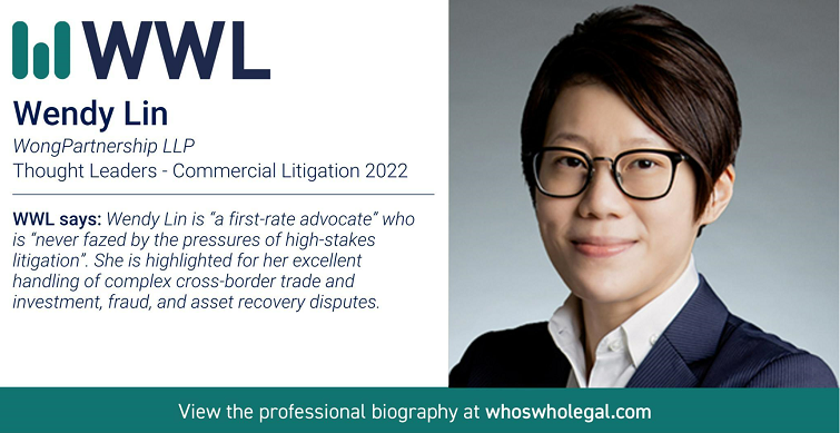 Thought Leaders - Commercial Litigation 2022: Wendy Lin - Lexology