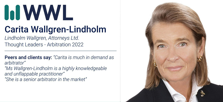 Thought Leaders Arbitration 2022 Carita Wallgren Lindholm