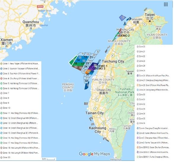 Offshore Wind Farm Map